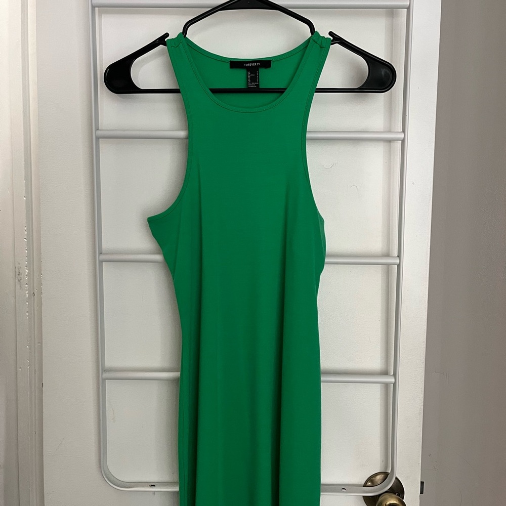 Forever 21 Green Dress with a Slit